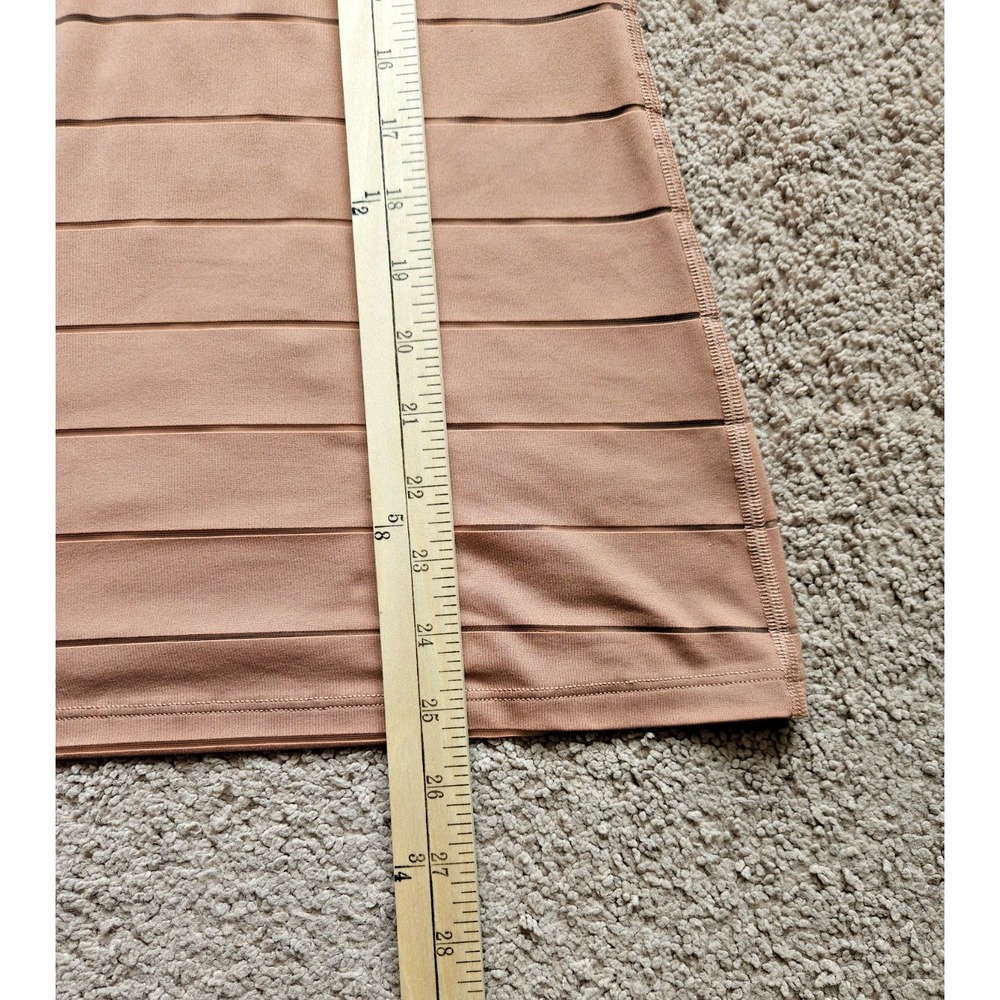 Athleta Womens XS Tank Too with Mesh Stripe Tan‎ Racerback Workout Running Yoga - Picture 8 of 8